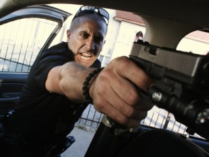 Brian Taylor (Jake Gyllenhaal) gets up-close-and-personal in End of Watch