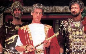 Pontius Pilate (Michael Palin) and right-hand-man Biggus Dickus (Graham Chapman) in Life of Brian