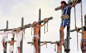 Brain and chums try to look on the bright side of life in Life of Brian
