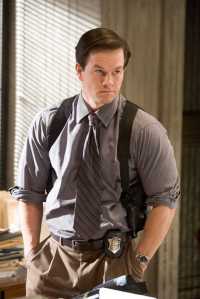 Foul-mouthed cop Dignam (Mark Wahlberg) in The Departed