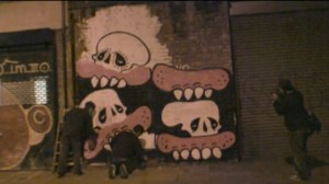 Street art in full effect in Exit Through The Gift Shop