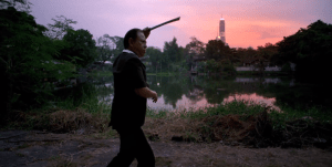 The ghost-like Angel of Vengeance Chang (Vithaya Pansringarm) in Only God Forgives