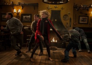 Sam (Rosamund Pike) kicks butt in The World's End
