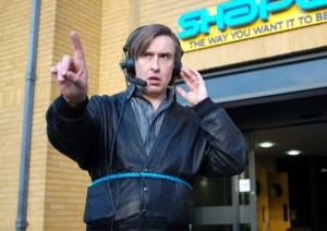 The pathetic, petty and lonely Alan (Steve Coogan) in Alan Partridge: Alpha Papa