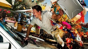 The wheels come off for disgruntled bodybuilder Daniel Lugo (Mark Wahlberg) in Pain & Gain