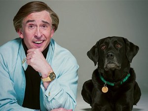 Alan (Steve Coogan) and best friend in Alan Partridge: Alpha Papa