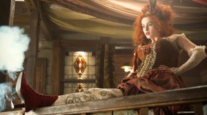 Ivory-legged brothel madam Red Harrington (Helena Bonham-Carter) in The Lone Ranger