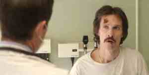 The moment Ron Woodroof (Matthew McConaughey) learns he has Aids in Dallas Buyers Club
