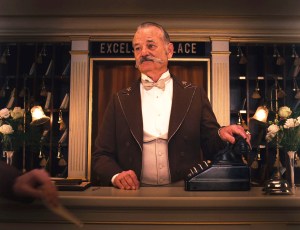 The one and only Bill Murray plays hotel concierge M. Ivan in The Grand Budapest Hotel