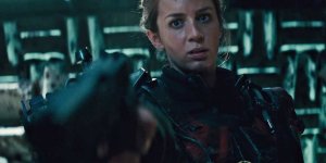Super soldier Rita Vrataski (Emily Blunt) does the business in Edge Of Tomorrow