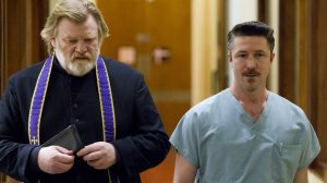 Father James (Brendan Gleeson) is joined by Dr Frank Harte (Aidan Gillen) in Calvary