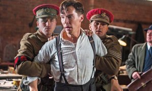 Alan Turing (Benedict Cumberbatch) gets on the wrong side of the military in The Imitation Game