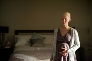 Anthony's pregnant wife Helen (Sarah Gadon) in Enemy