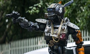 Chappie (Sharlto Copley) goes all street