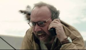 "You're not paying me enough!" - Paul Giamatti plays seismologist Lawrence Hayes in San Andreas