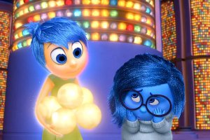 It's going to get emotional: Joy (Amy Poehler) and Sadness (Phyllis Smith) in Inside Out