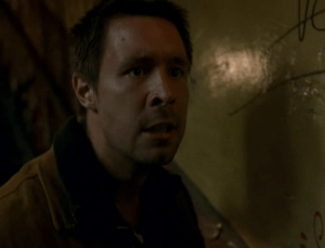 Johnny (Paddy Considine) is a man on the edge in In America 