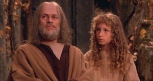 An elderly Jesus (Willem Dafoe) realises all is not as it appears to be in The Last Temptation Of Christ